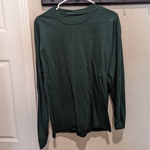 Plain green long sleeve